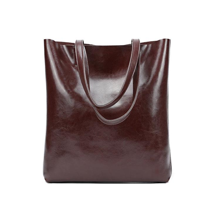 Strukturierte Leder-Tasche
