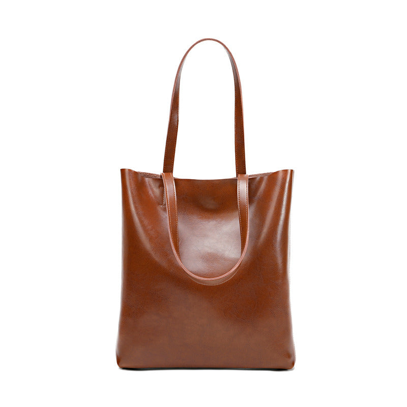 Strukturierte Leder-Tasche