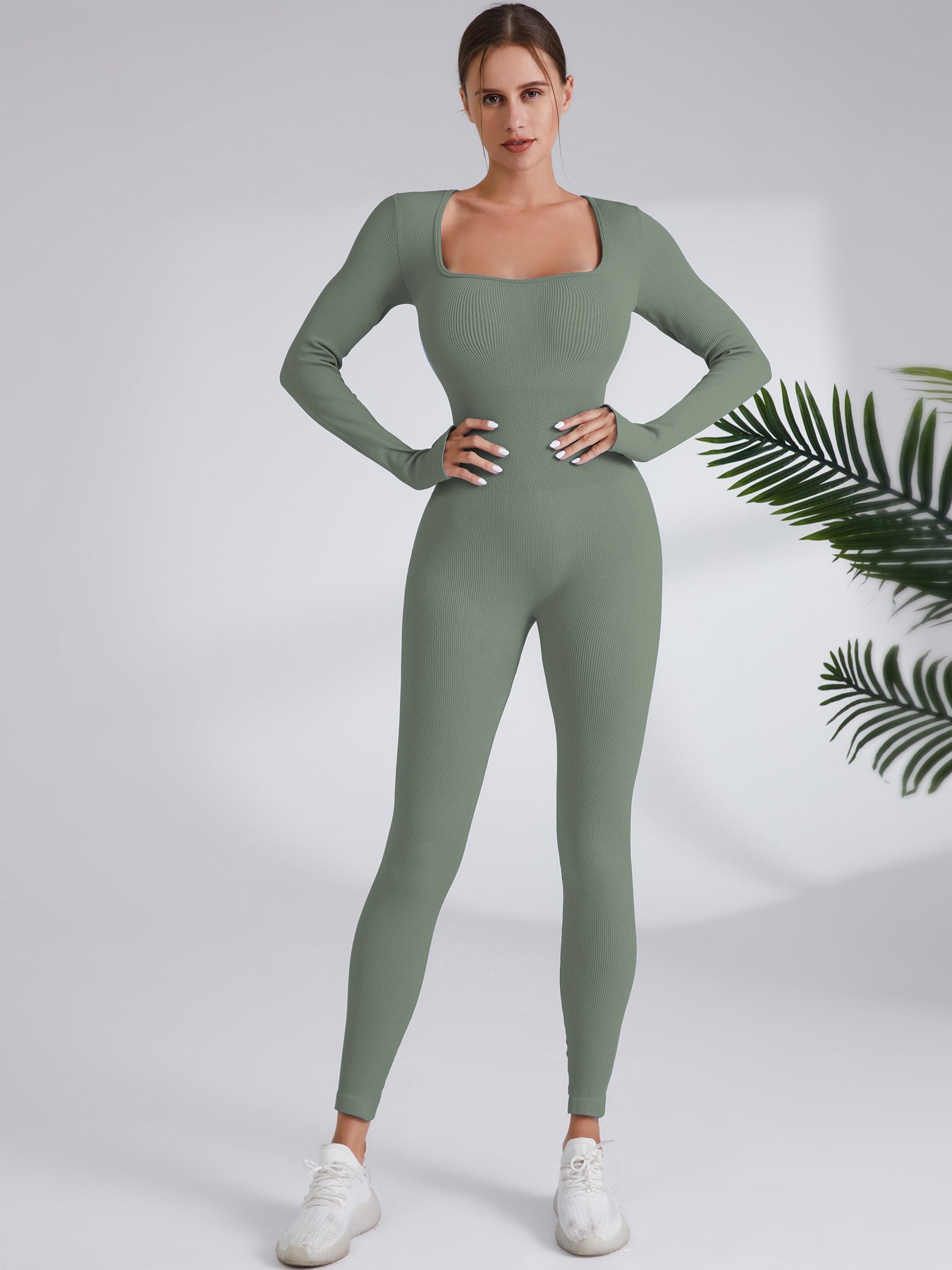 Langarm Vollkörperformende Bodysuit