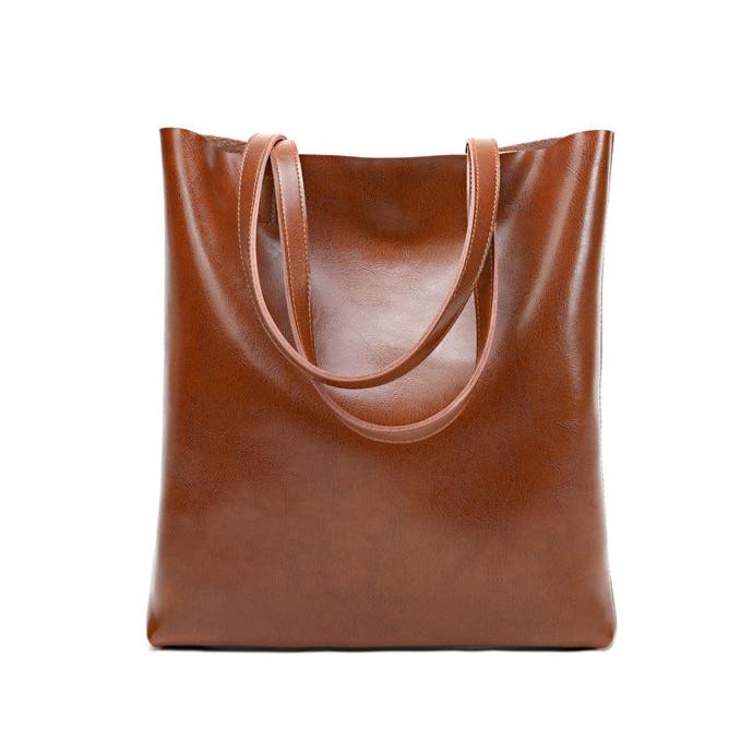 Strukturierte Leder-Tasche