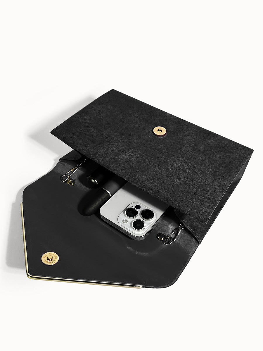 Noctura Wildleder Samt Umschlag Clutch