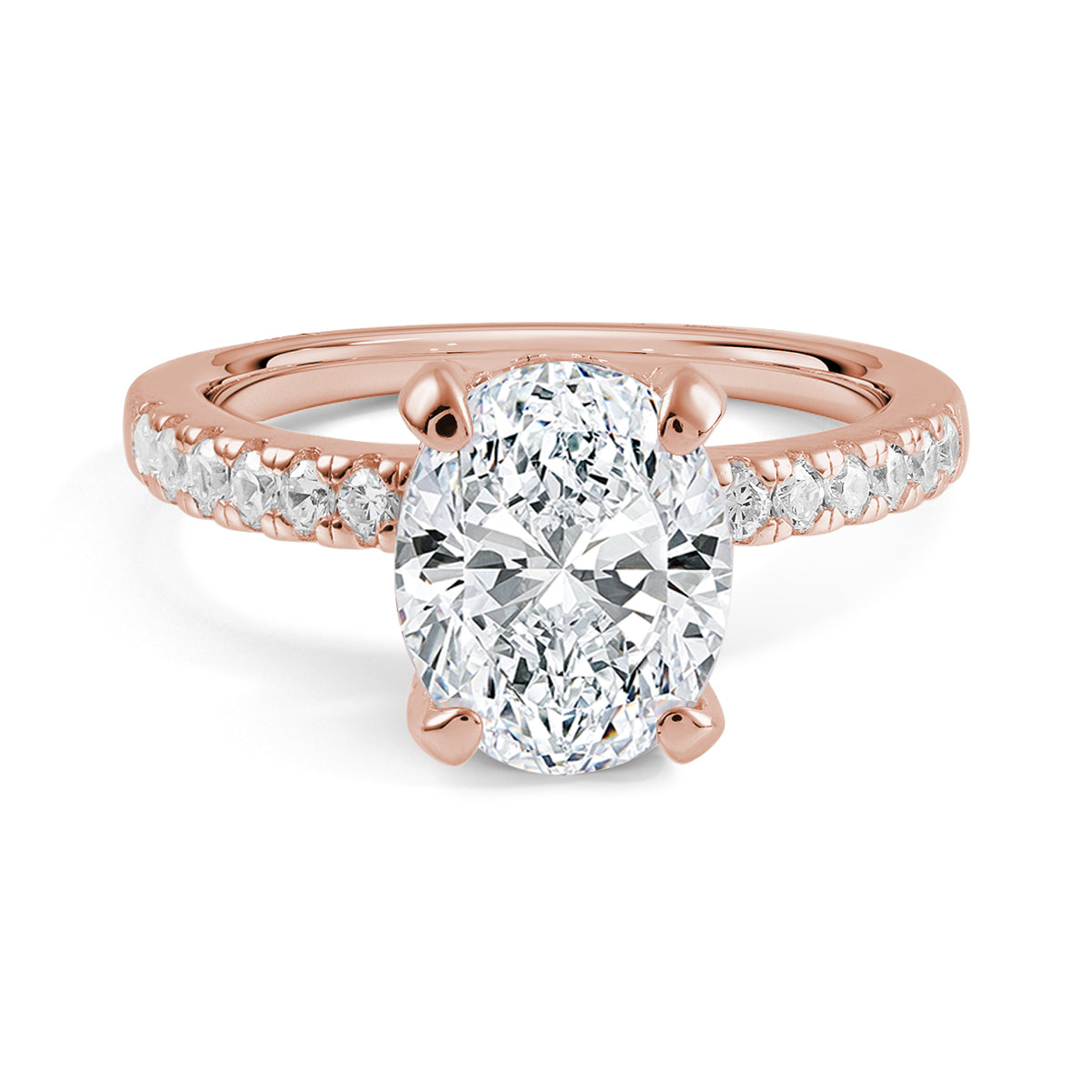 Radiant Grace - The Amara Moissanite Solitaire Ring