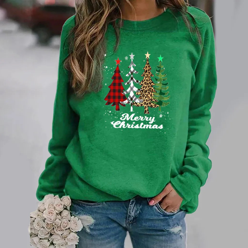 Mehrfarbiger Rentierpullover