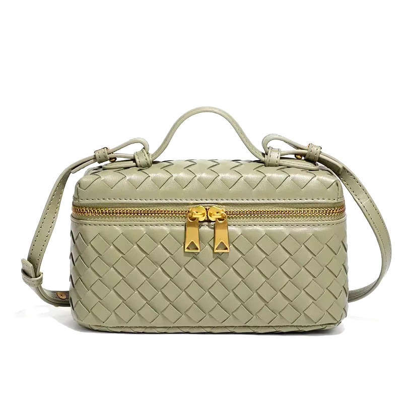 Gewebte vegane Lederhandtasche