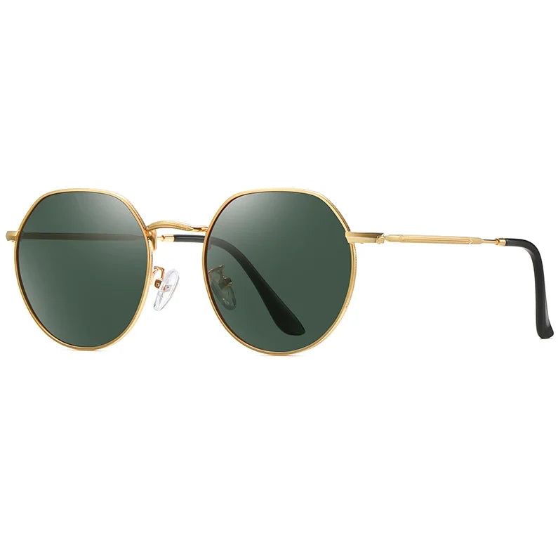 Suku Gold Olive Polarisierte Sonnenbrille