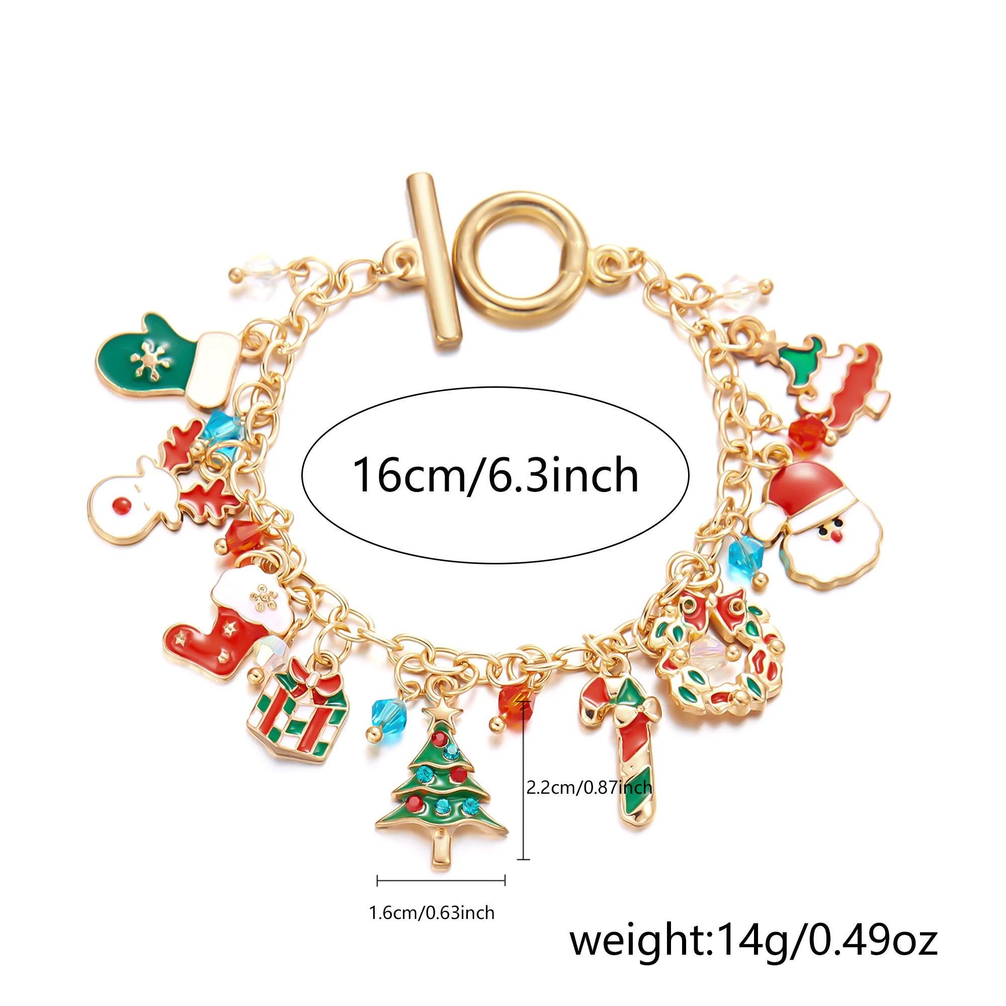 Weihnachtliches Armband