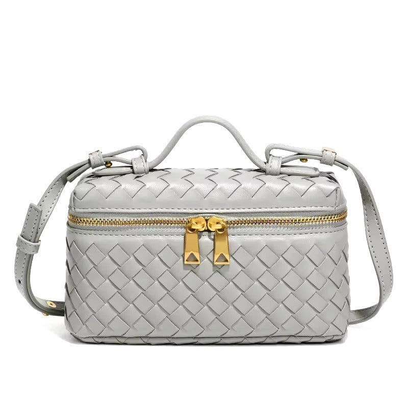 Gewebte vegane Lederhandtasche
