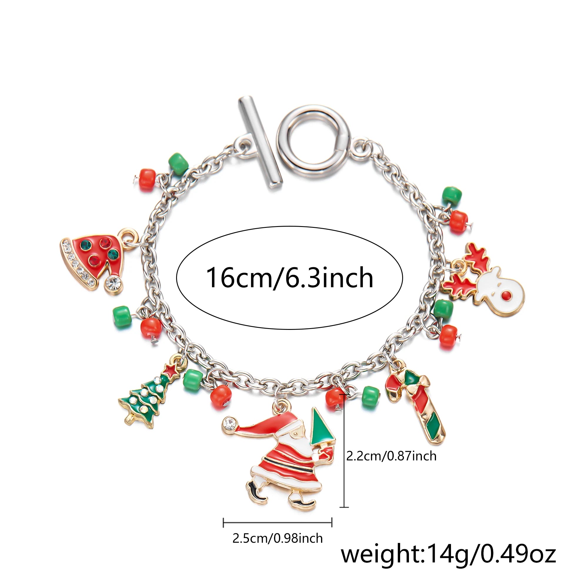 Weihnachtliches Armband