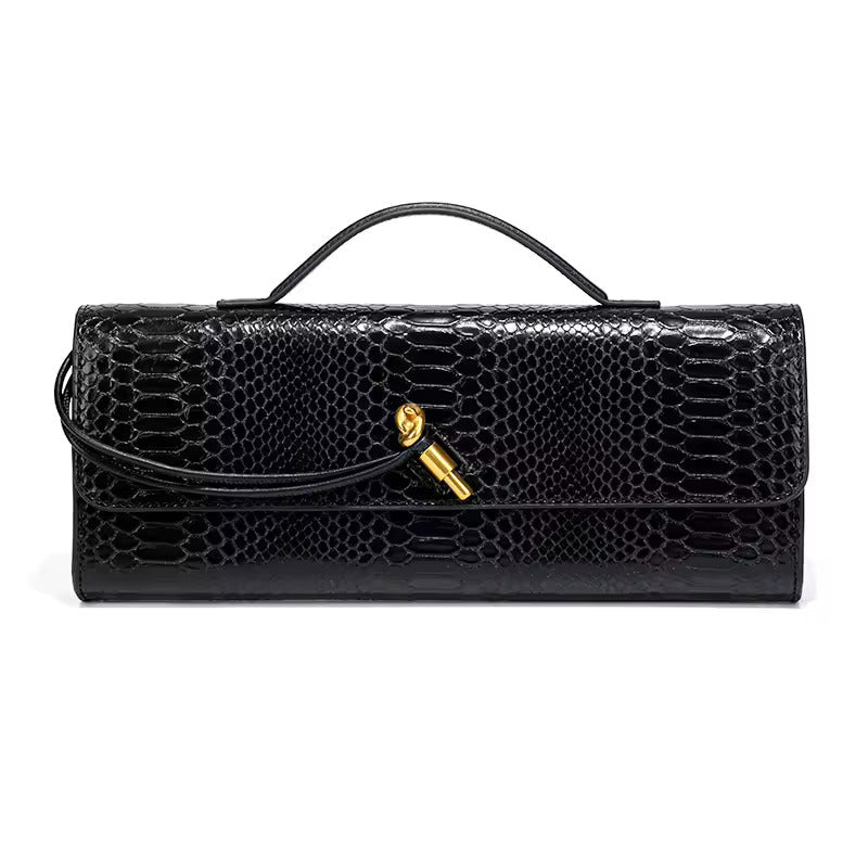 Exquisite Serpentine Evening Clutch