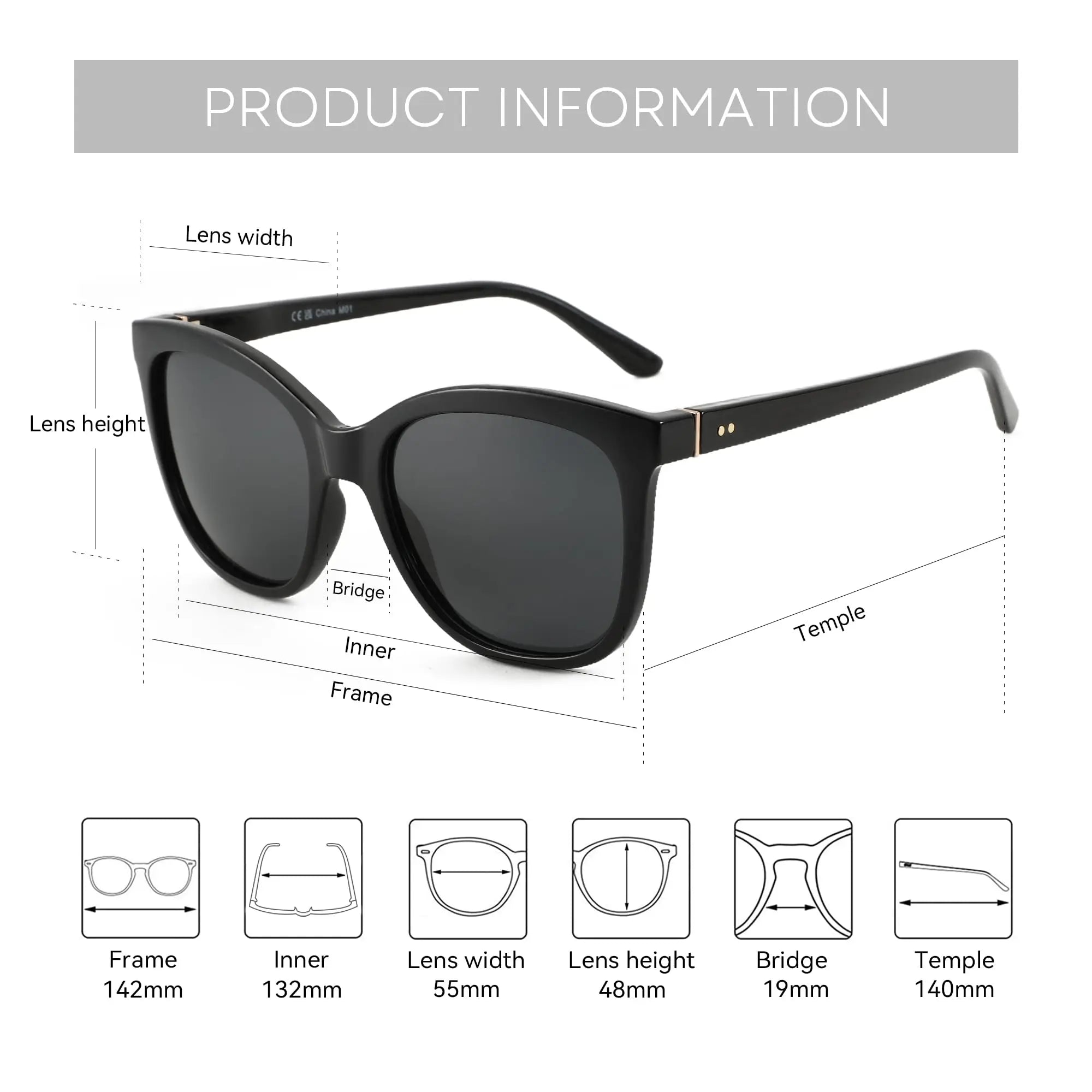 Eclipse RetroMax polarisierte Sonnenbrille