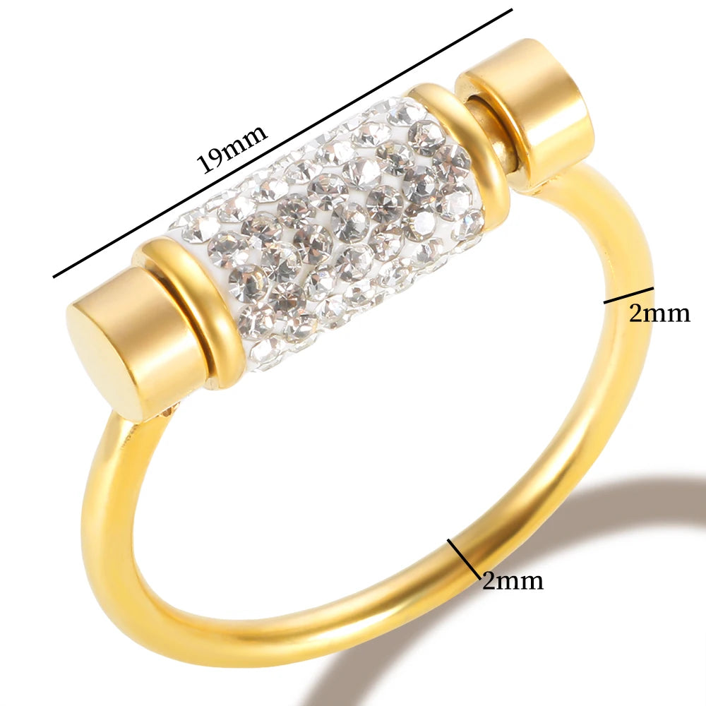 Scrollbare rotierbare Anti-Stress-Ringe für Frauen