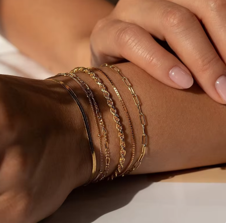 Glänzendes Mehrschicht-Armband