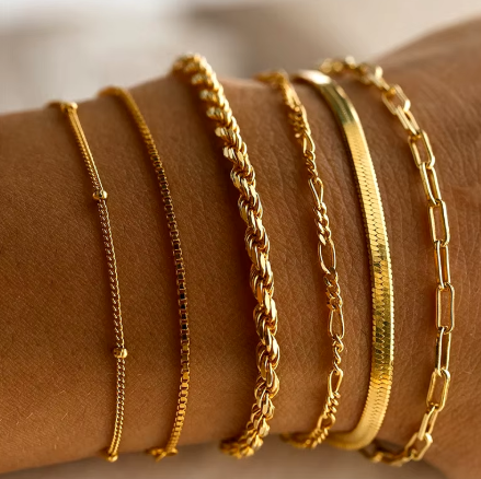 Glänzendes Mehrschicht-Armband