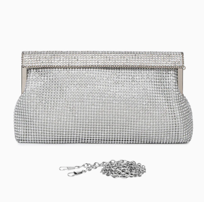 Luxus Glamour Diamant Clutch Bag - Funkelnde Abendtasche für besondere Anlässe