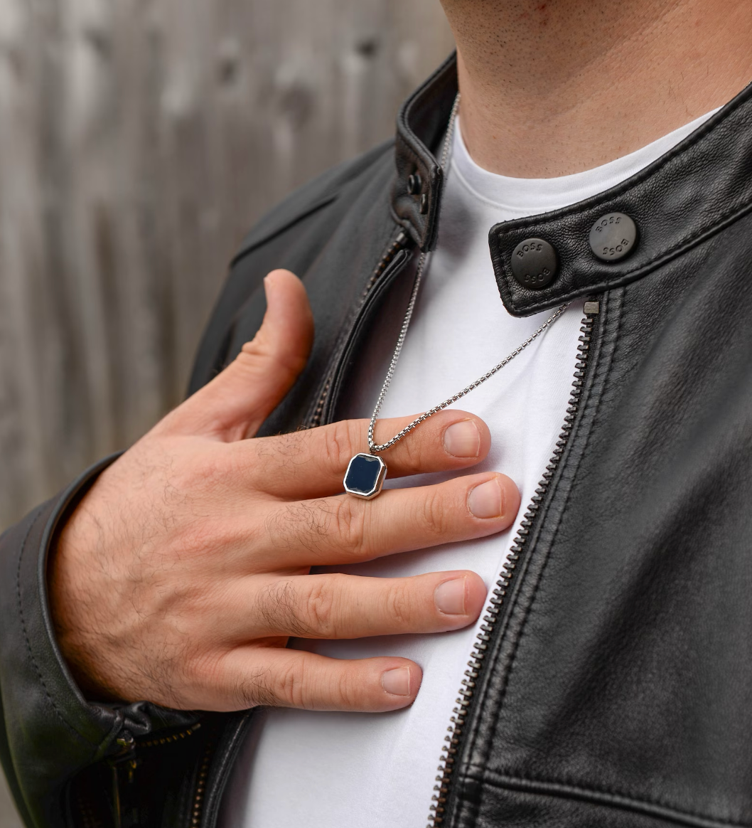 Personalisierte wärmeaktivierte Foto-Halskette – Individueller Erinnerungsanhänger