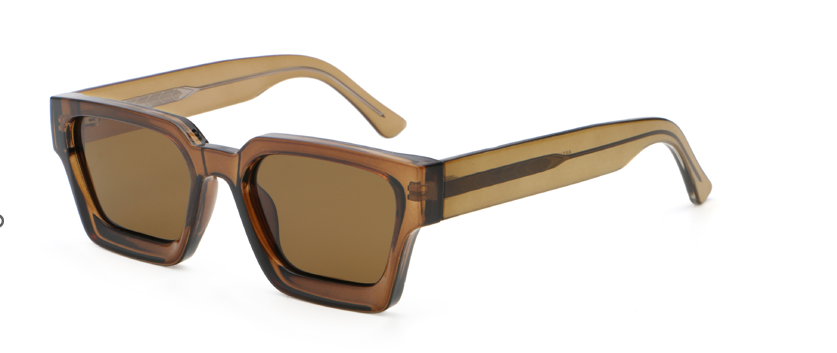 Städtische rechteckige Sonnenbrille