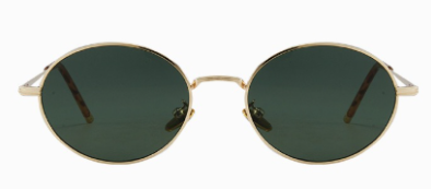 Goldene Olive Sonnenbrille