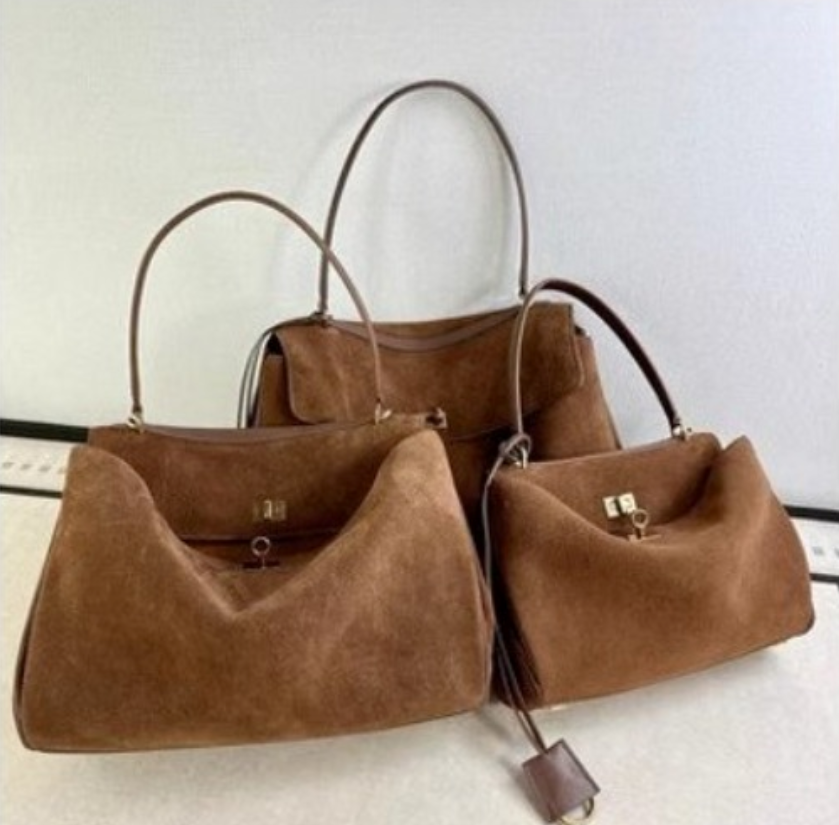 Elarna vegane Wildleder schicke Handtasche