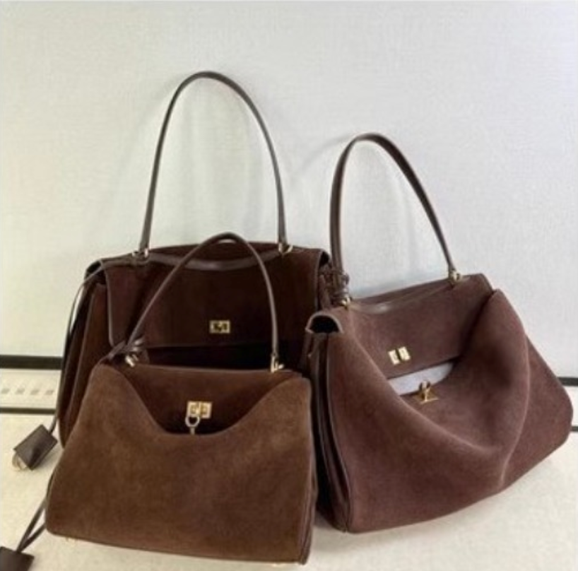 Elarna vegane Wildleder schicke Handtasche