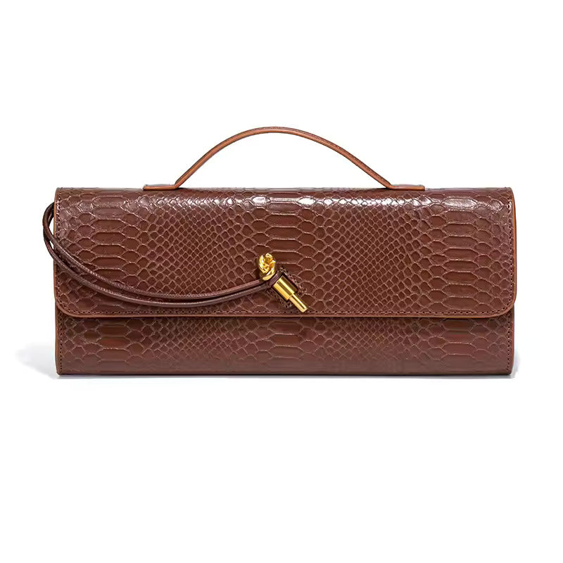 Exquisite Serpentine Evening Clutch