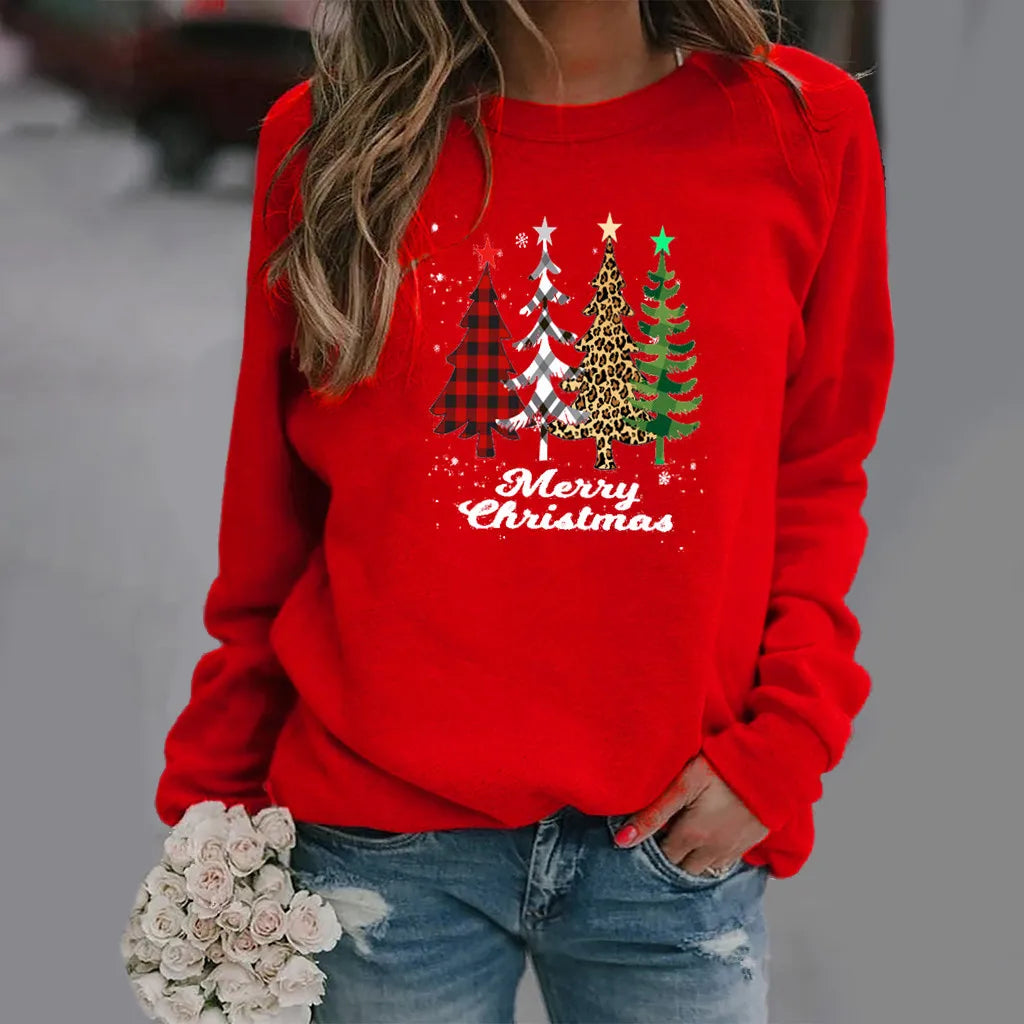 Mehrfarbiger Rentierpullover