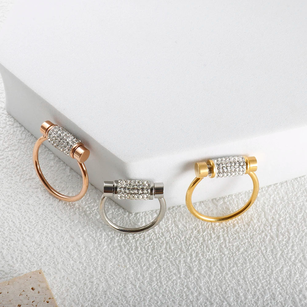 Scrollbare rotierbare Anti-Stress-Ringe für Frauen