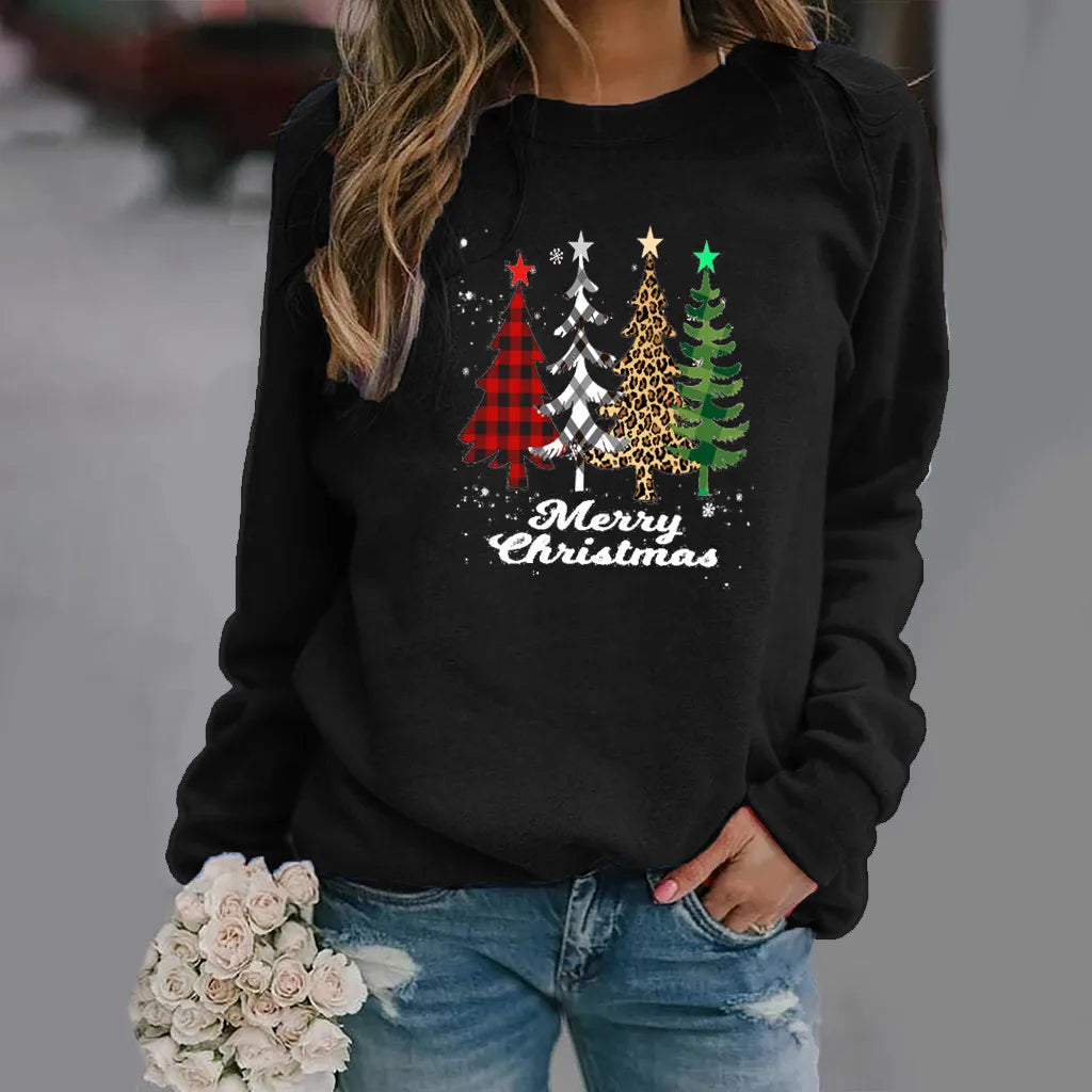 Mehrfarbiger Rentierpullover