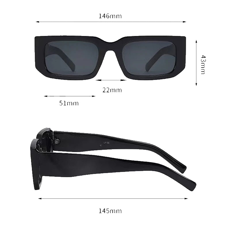 Ekon All Black Polarisierte Sonnenbrille