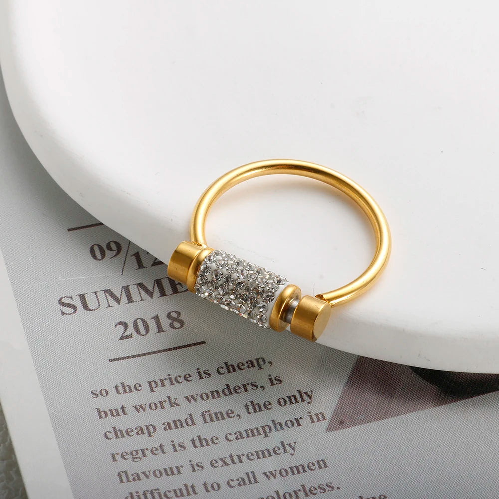 Scrollbare rotierbare Anti-Stress-Ringe für Frauen