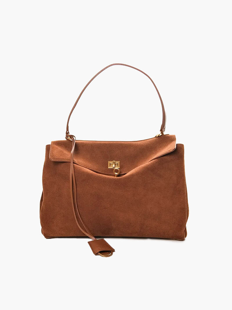 Elarna vegane Wildleder schicke Handtasche