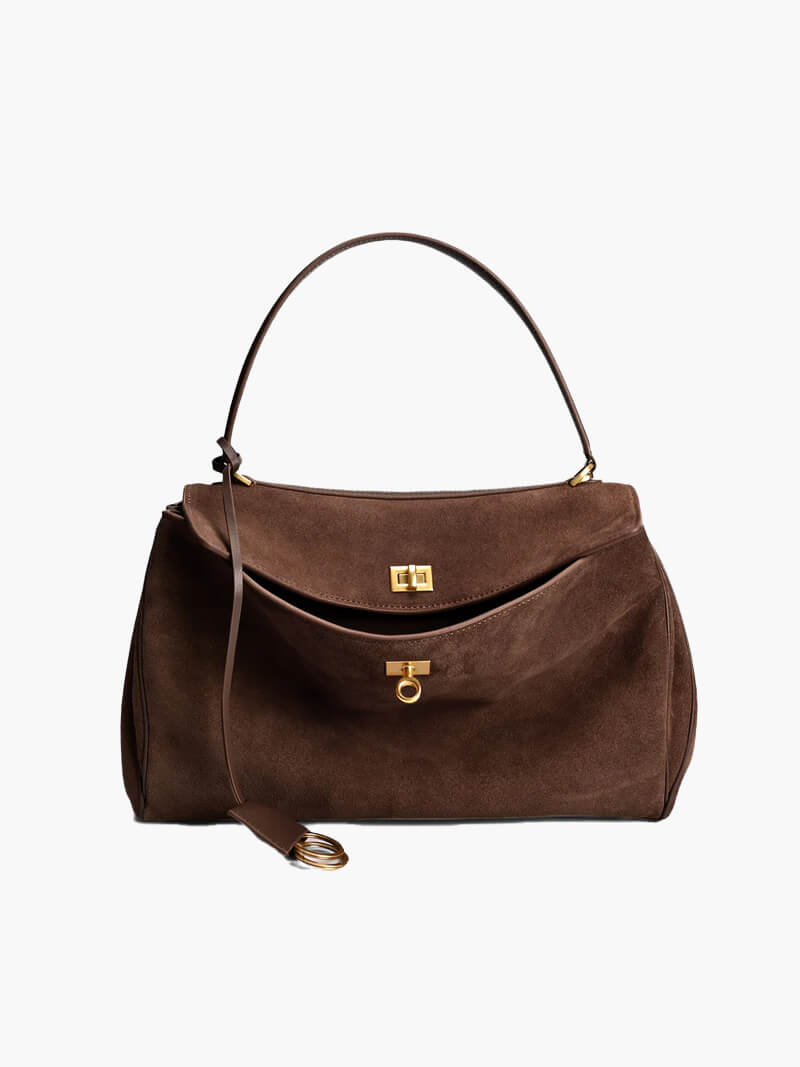 Elarna vegane Wildleder schicke Handtasche