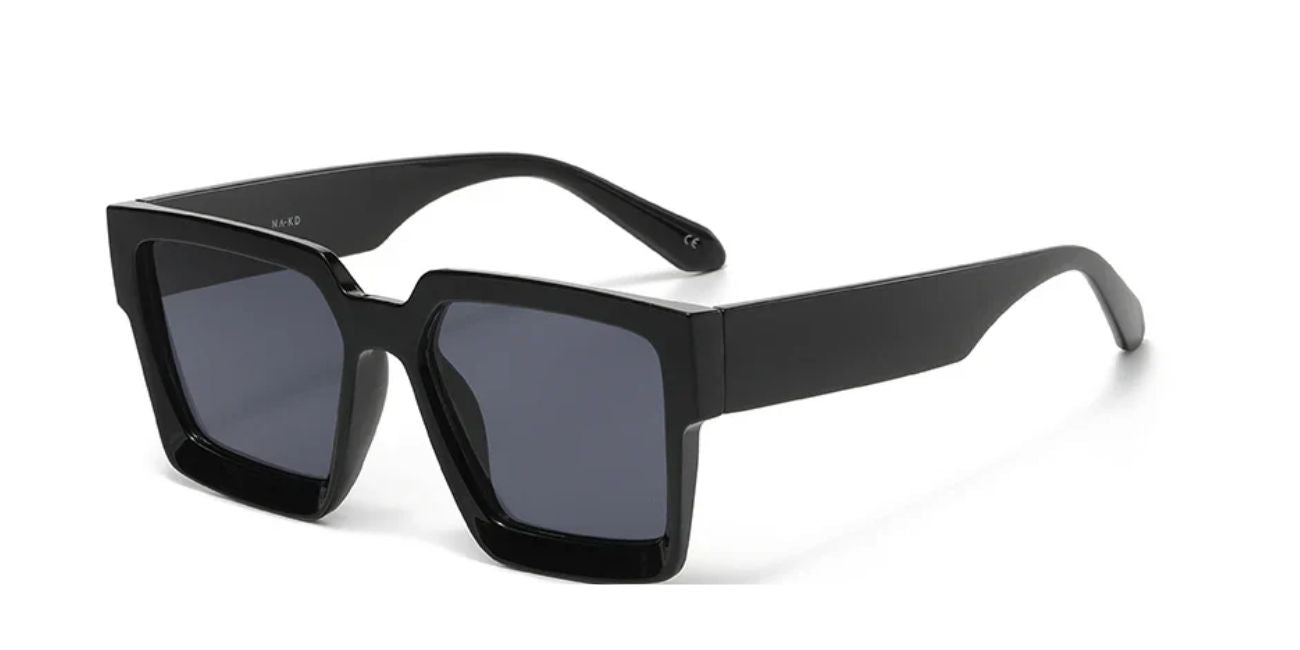 Ewige Eleganz Quadrat 70er-Jahre-inspirierte biobasierte Sonnenbrille