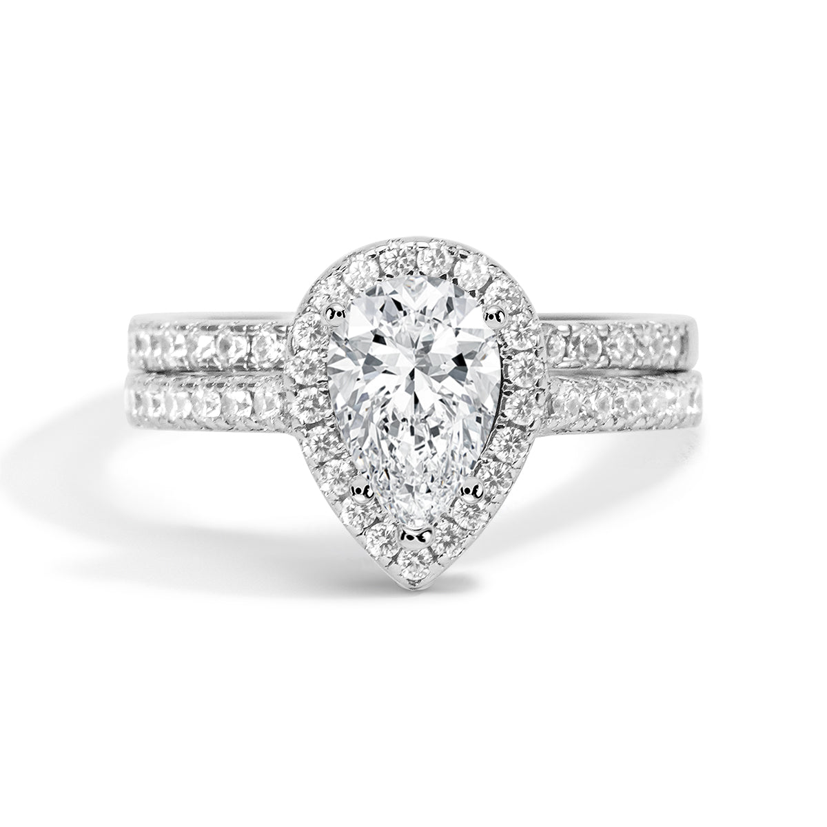 Isabella Moissanite Sterlingsilberring