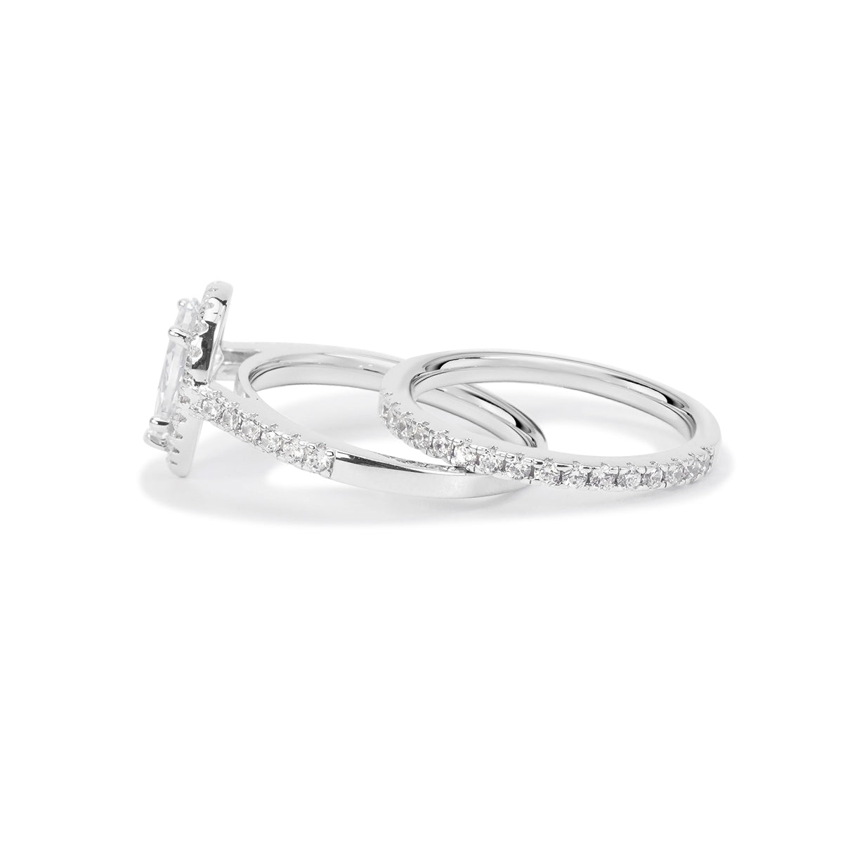 Isabella Moissanite Sterlingsilberring