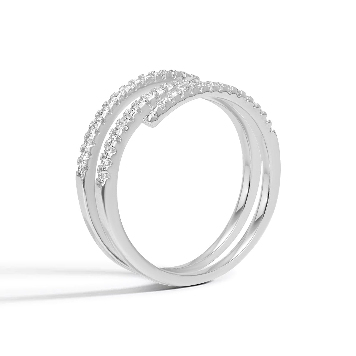 Ewige Flamme Moissanit Ring