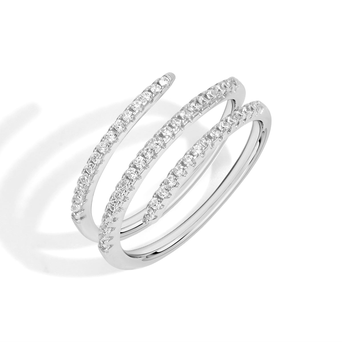 Ewige Flamme Moissanit Ring