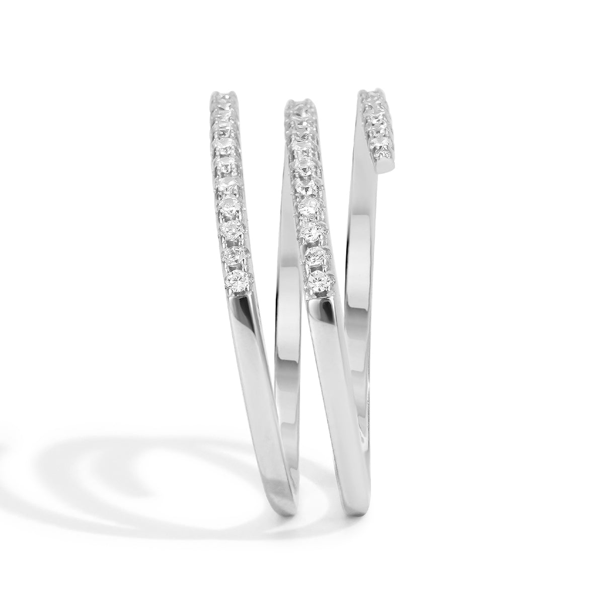 Ewige Flamme Moissanit Ring