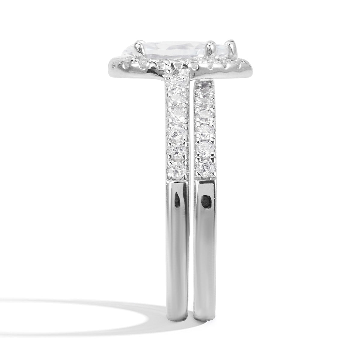 Isabella Moissanite Sterlingsilberring