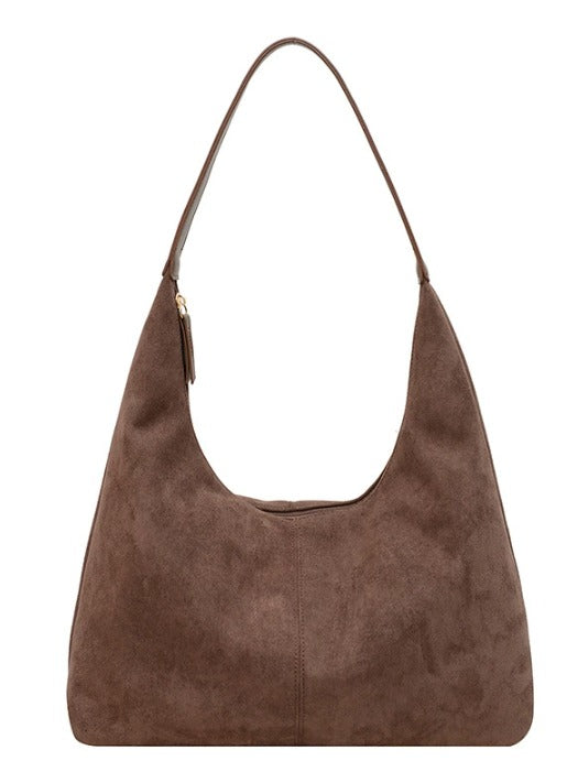 Elegante vegane Leder-Halbmond-Tasche