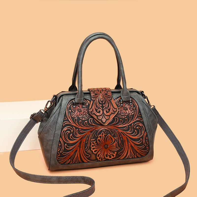 Amalfi Italian Leather Handbag – Timeless Elegance