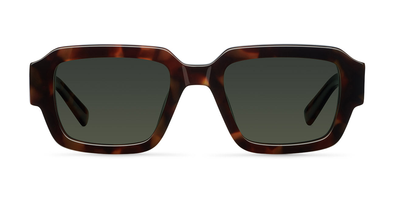 Vintage Charm Square Bio-Acetat Sonnenbrille