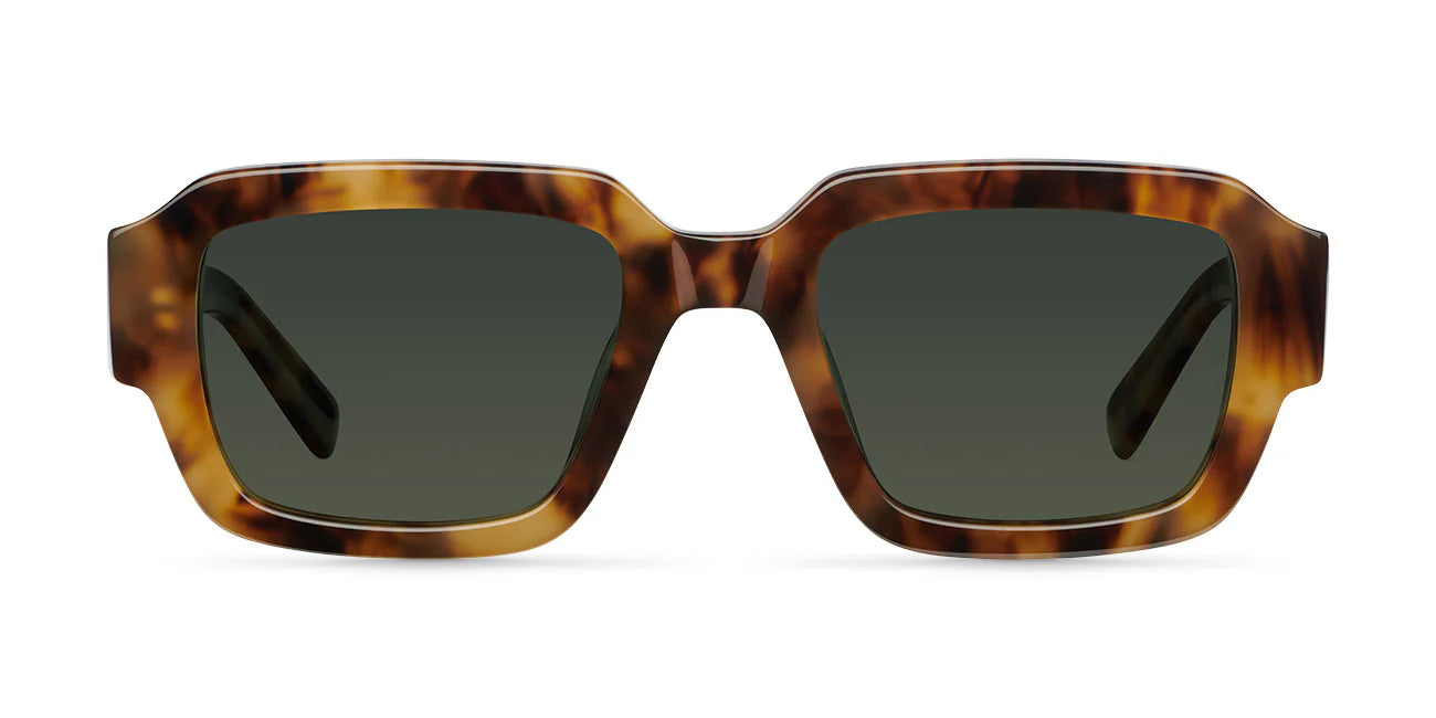 Vintage Charm Square Bio-Acetat Sonnenbrille
