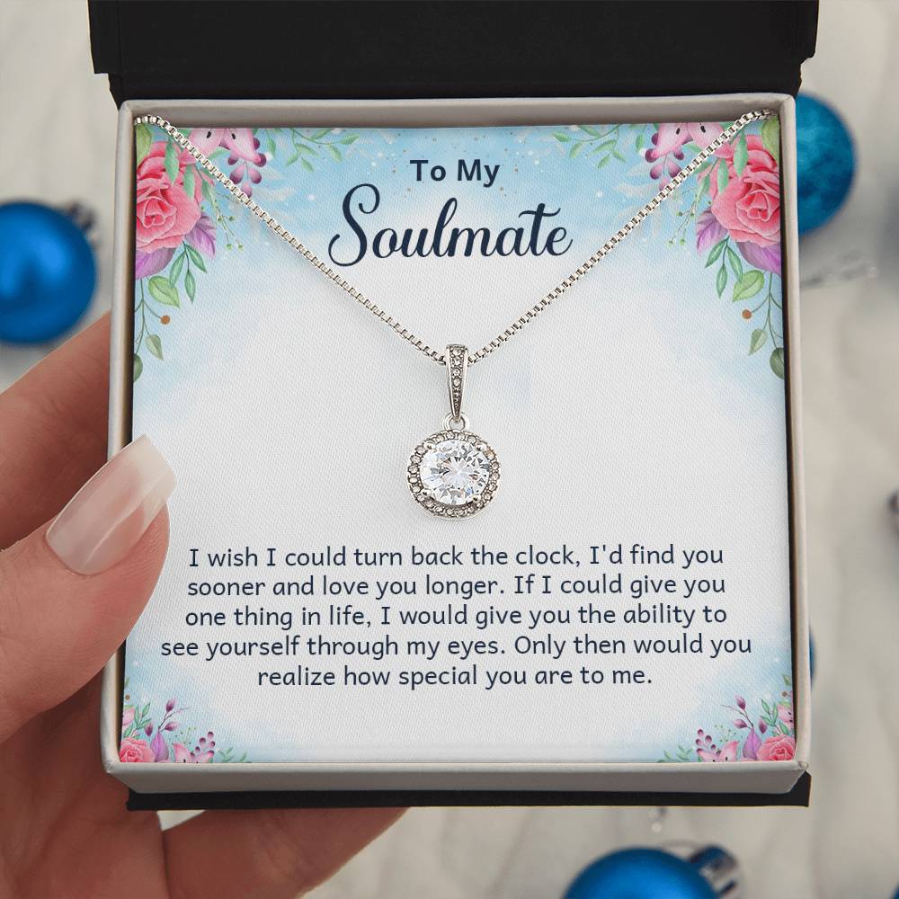 To My Soulmate Hope Pendant Necklace