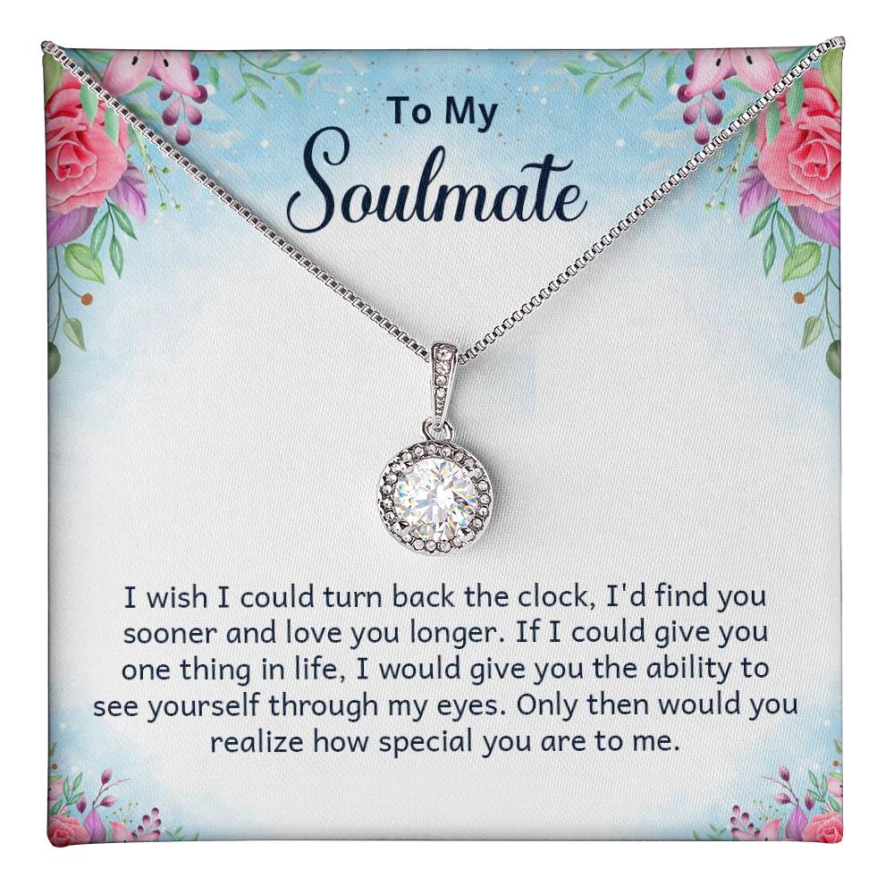 To My Soulmate Hope Pendant Necklace