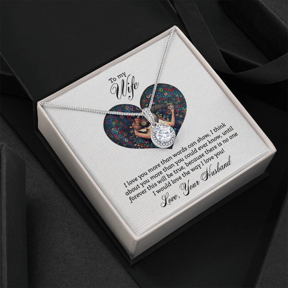 To My Wife Hope Pendant Necklace