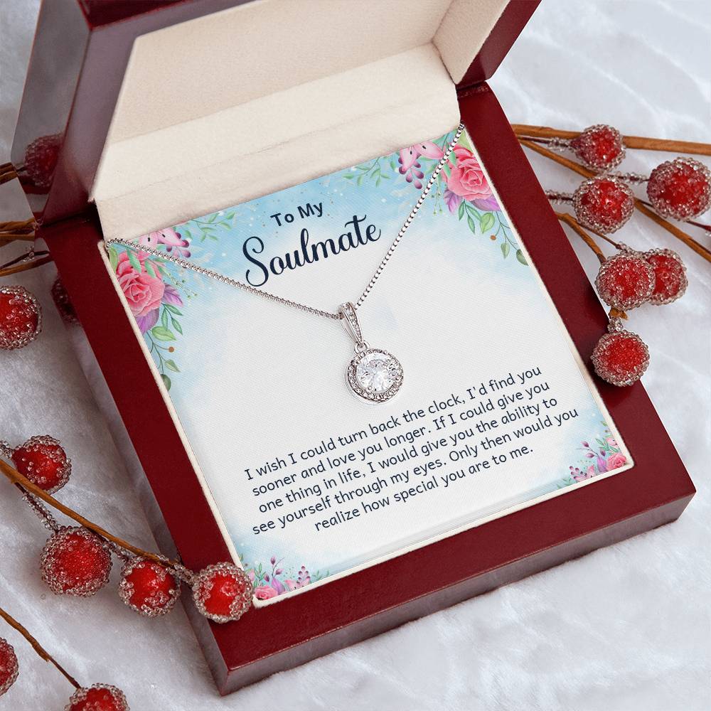 To My Soulmate Hope Pendant Necklace