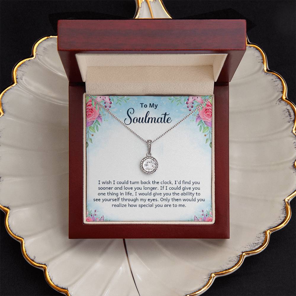 To My Soulmate Hope Pendant Necklace