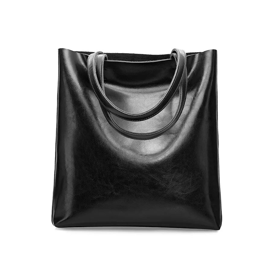Strukturierte Leder-Tasche