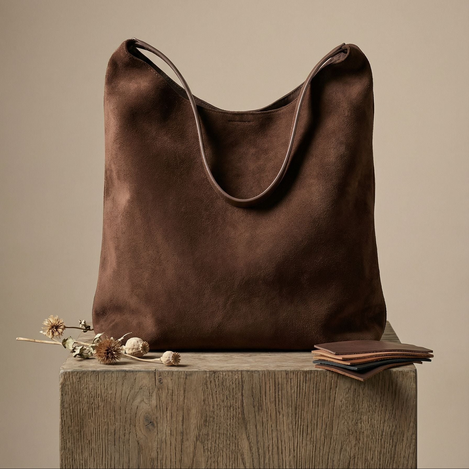 Velora Luxe vegane Wildleder-Tasche