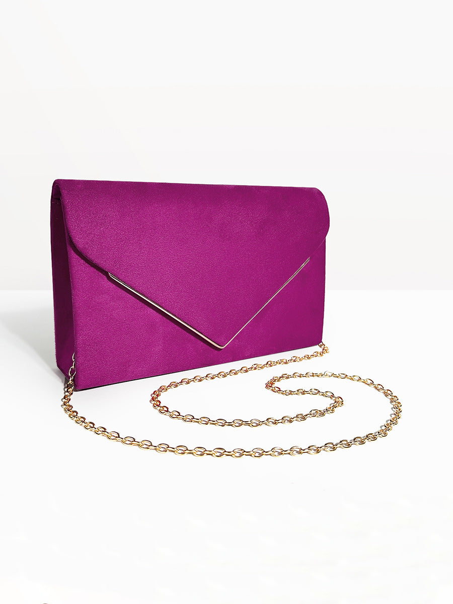 Noctura Wildleder Samt Umschlag Clutch